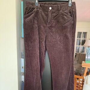 Womens Corduroy Pants - Brown